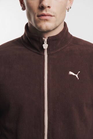 PUMA Funktionele fleece-jas 'Essentials Elevated' in Rood