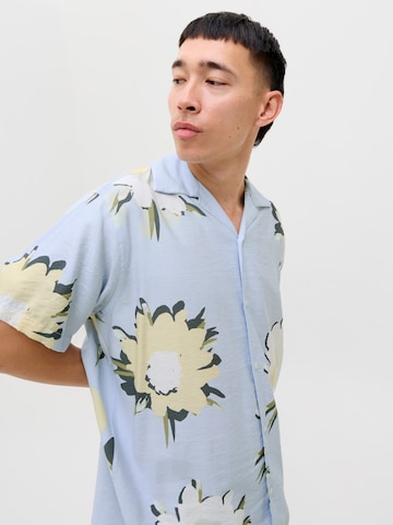 JACK & JONES Классический крой Рубашка в Синий