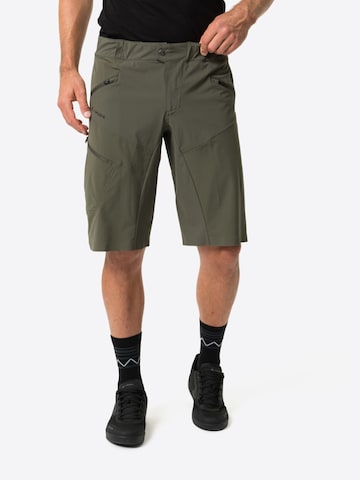 VAUDE Regular Outdoor Pants 'Virt' in Green: front