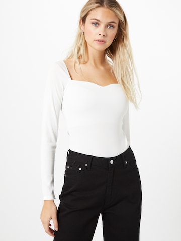 River Island Shirt in White: front