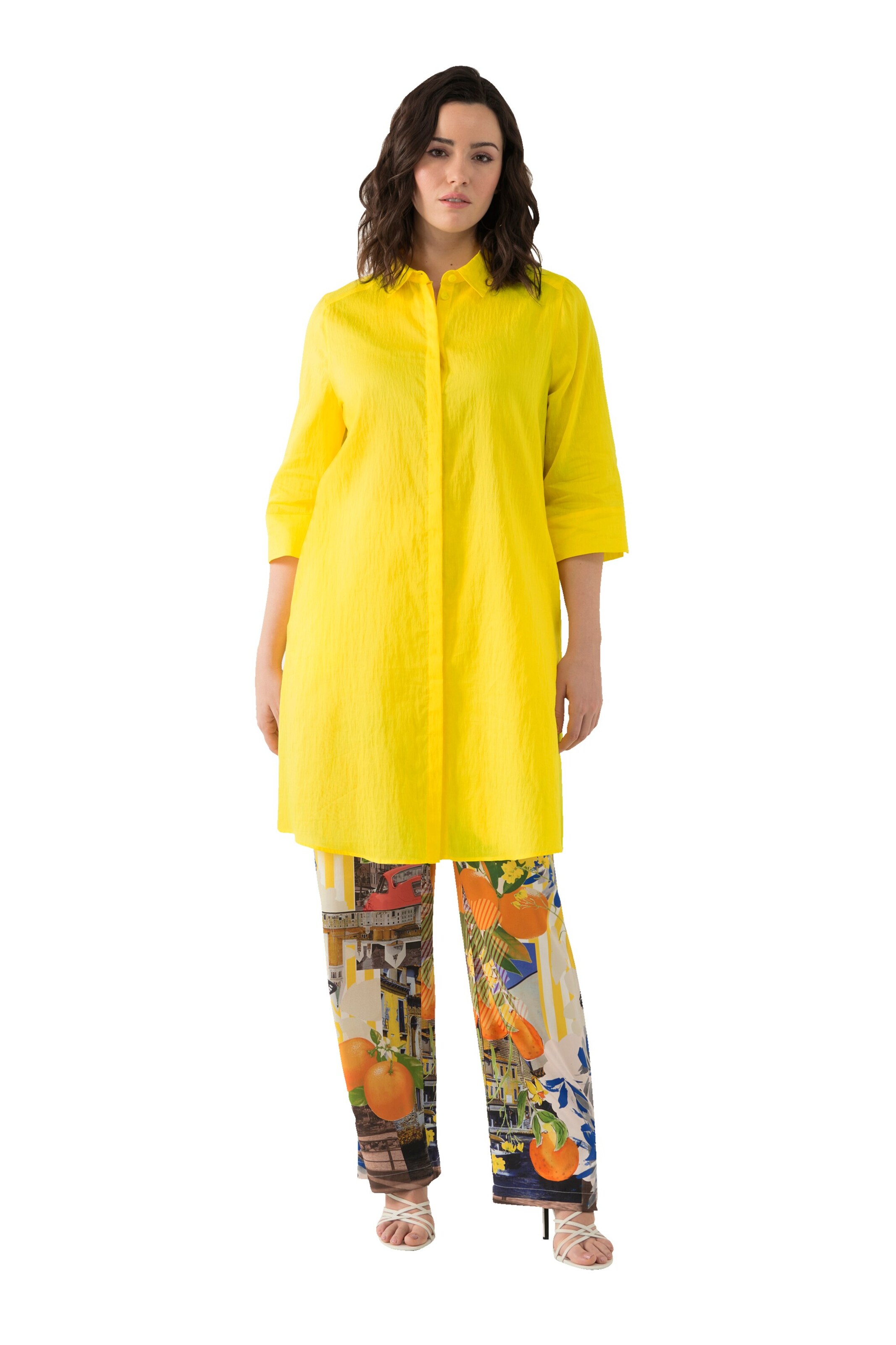 Ulla Popken Blouse in Yellow: front