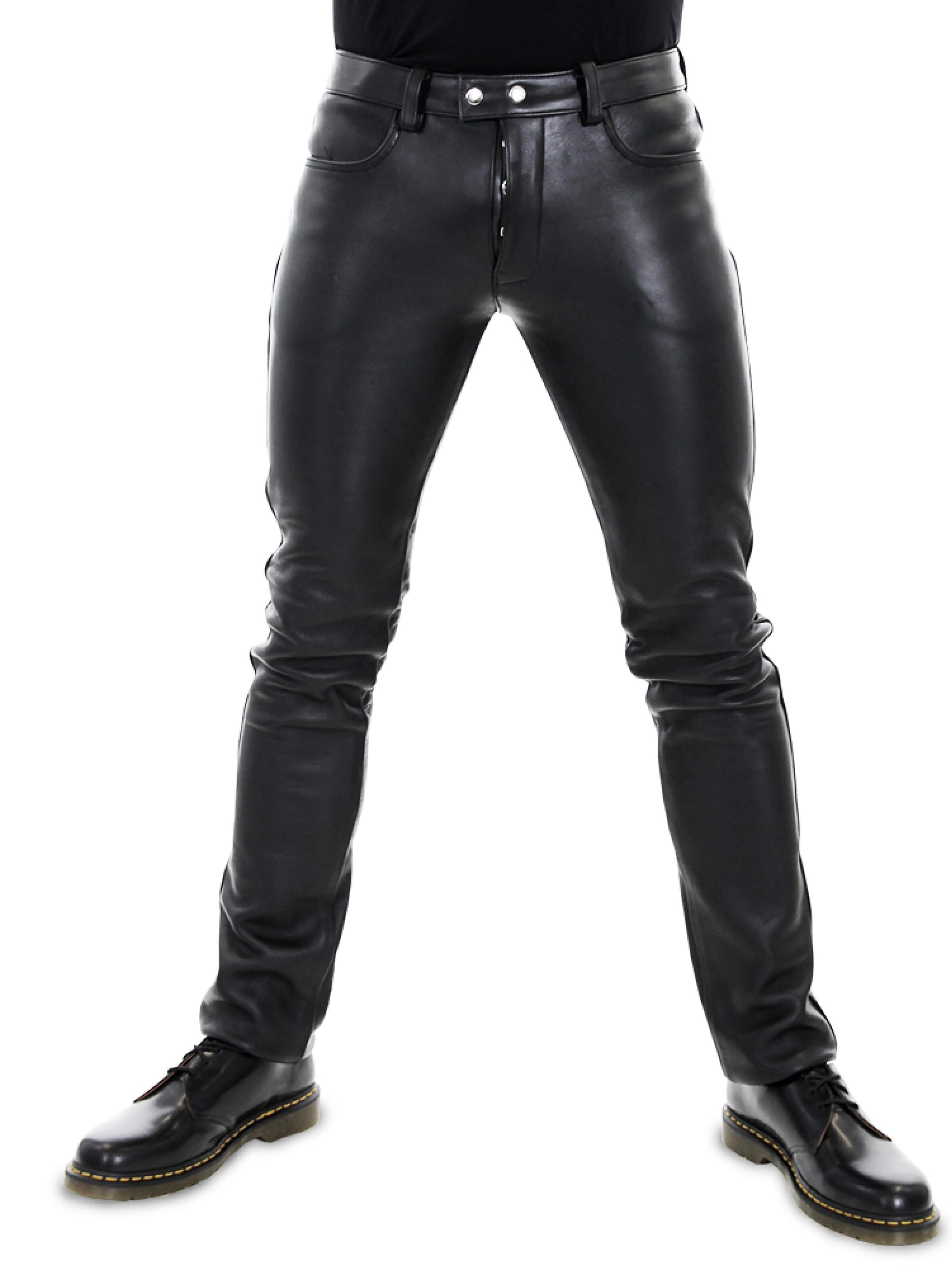 BOCKLE Skinny Pants in Black: front