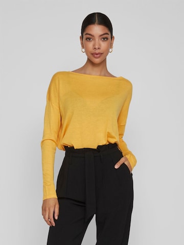VILA Sweater 'Abella' in Yellow: front