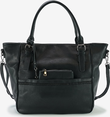 HARPA Handbag in Black: front