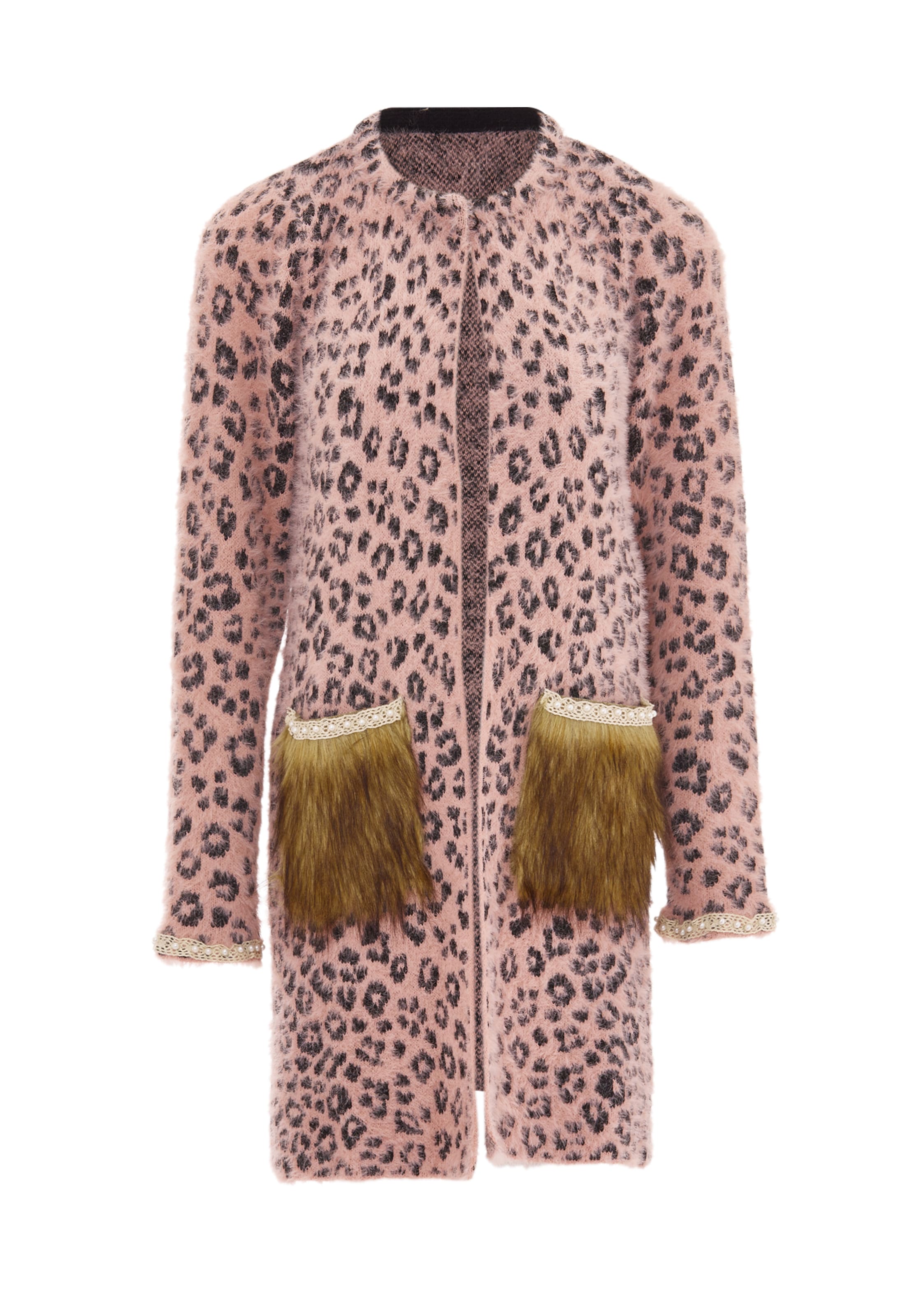 rožinė faina Kardiganas: priekis