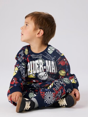 NAME IT Sweatshirt 'NMMJACCO SPIDER' in Blue