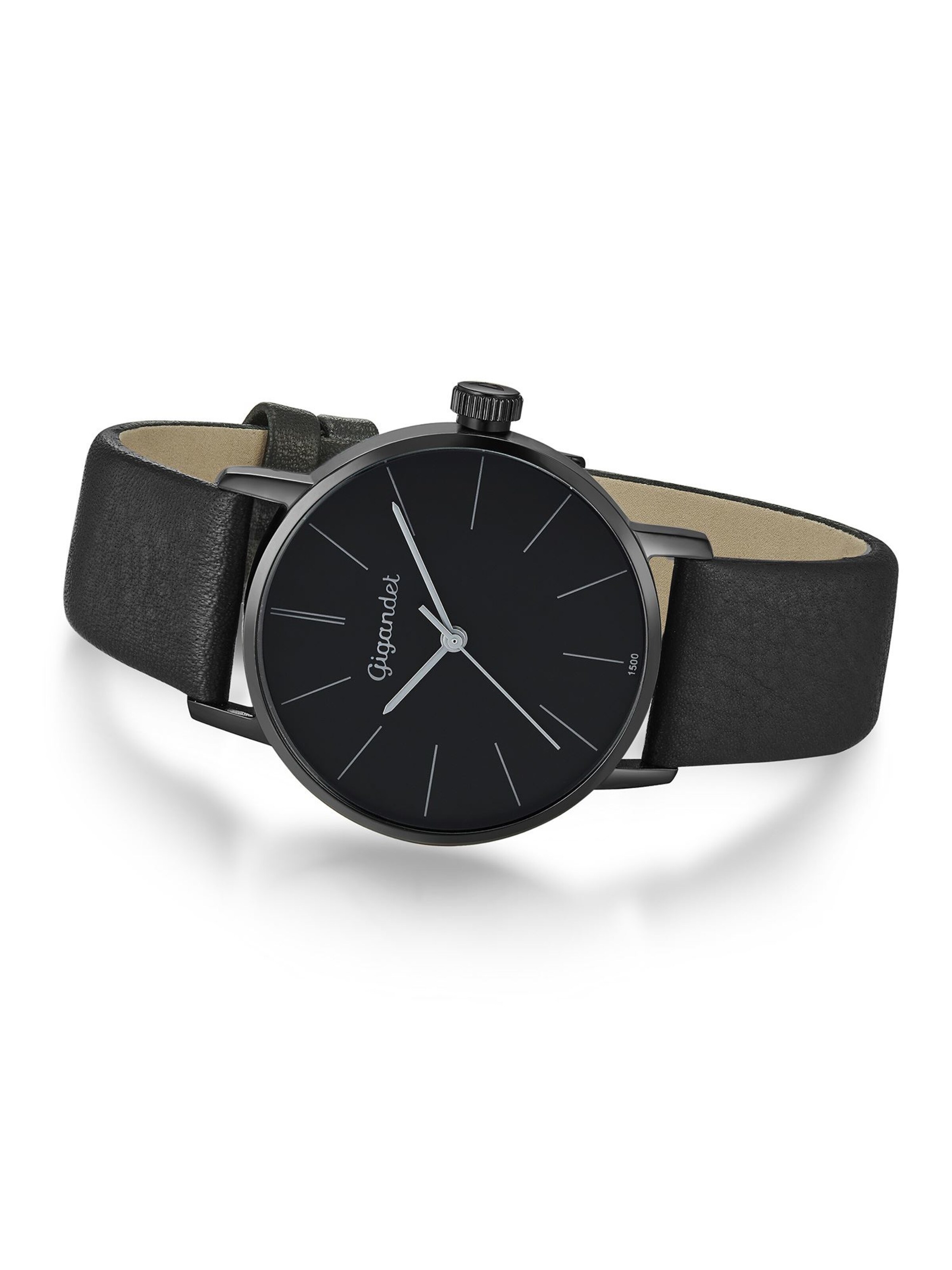 Gigandet Analog Watch 'MINIMALISM' in Black