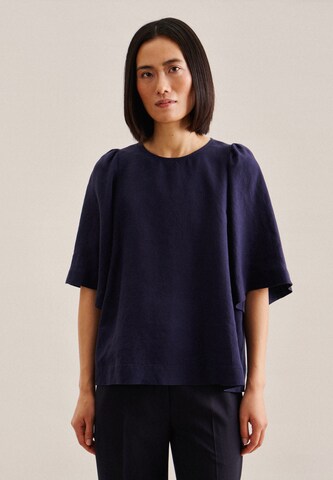 SEIDENSTICKER Blouse in Blauw: voorkant