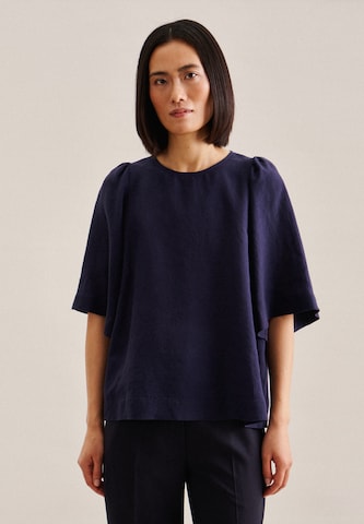 SEIDENSTICKER Blouse in Blauw: voorkant