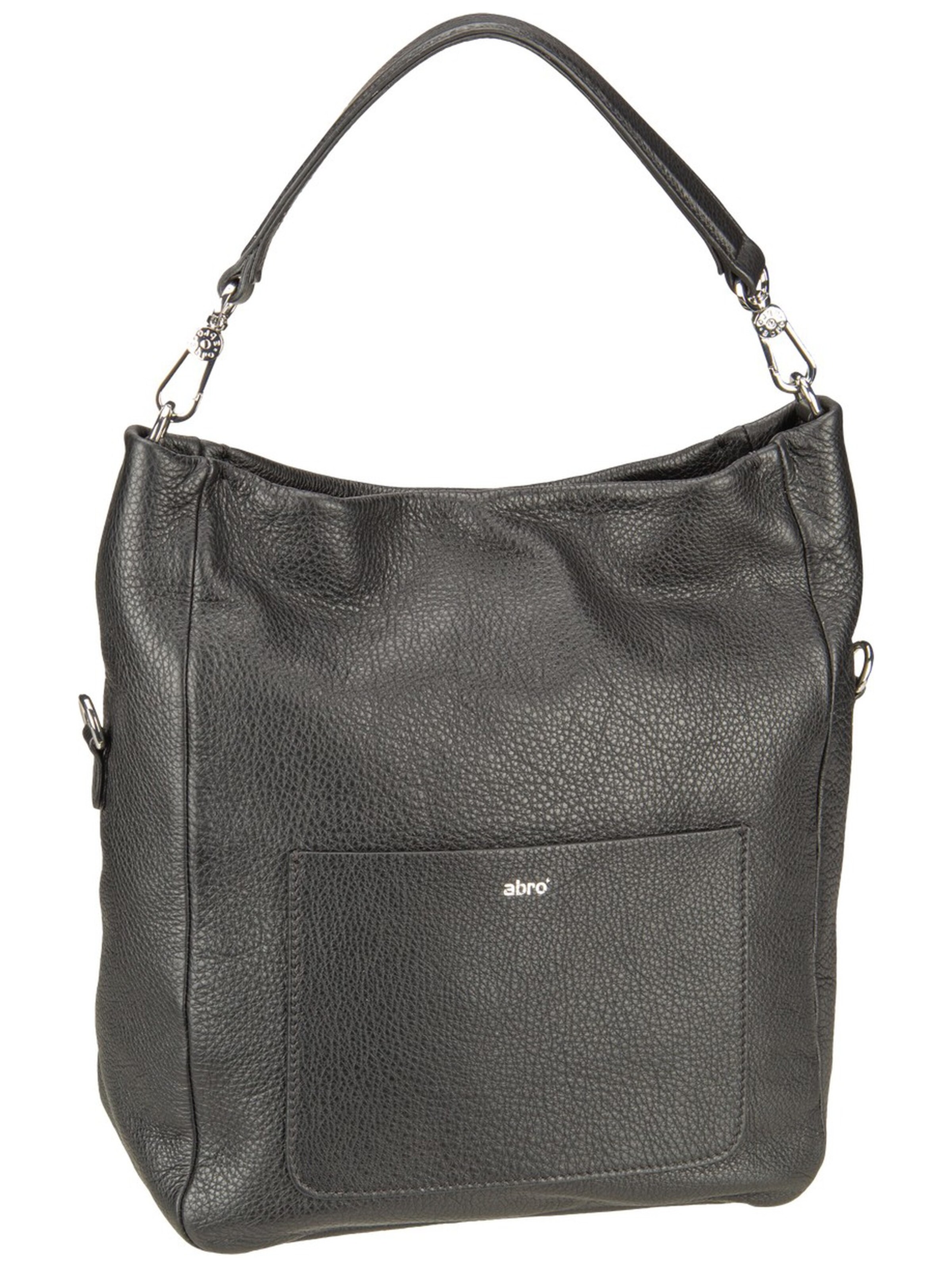 ABRO Handtasche 'Raquel' in Schwarz: Vorderseite