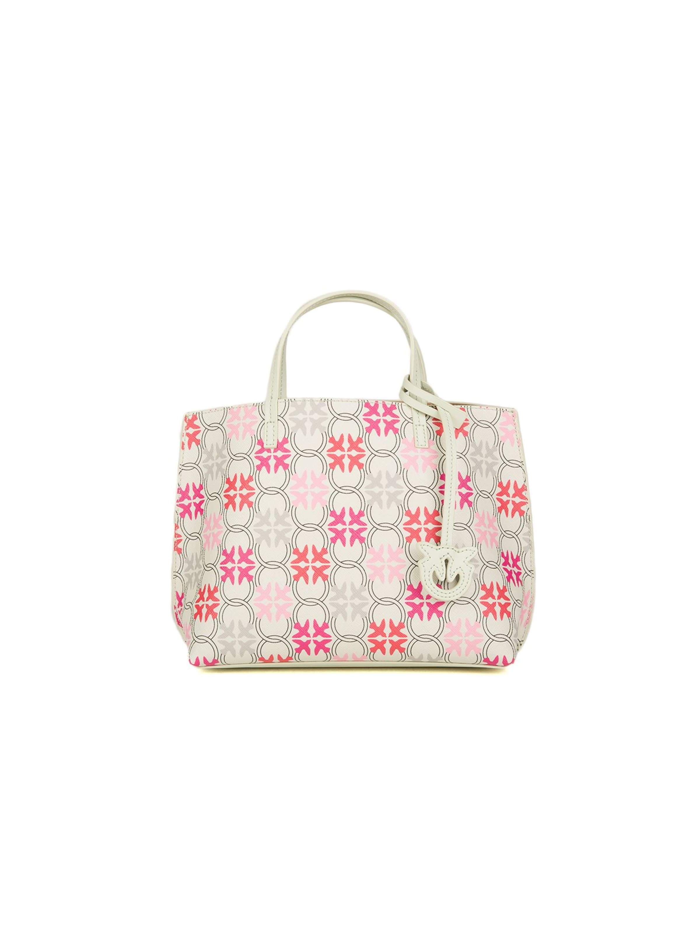 PINKO Handtasche 'Carrie Shopper Classic'‌ in Weiß: Vorderseite