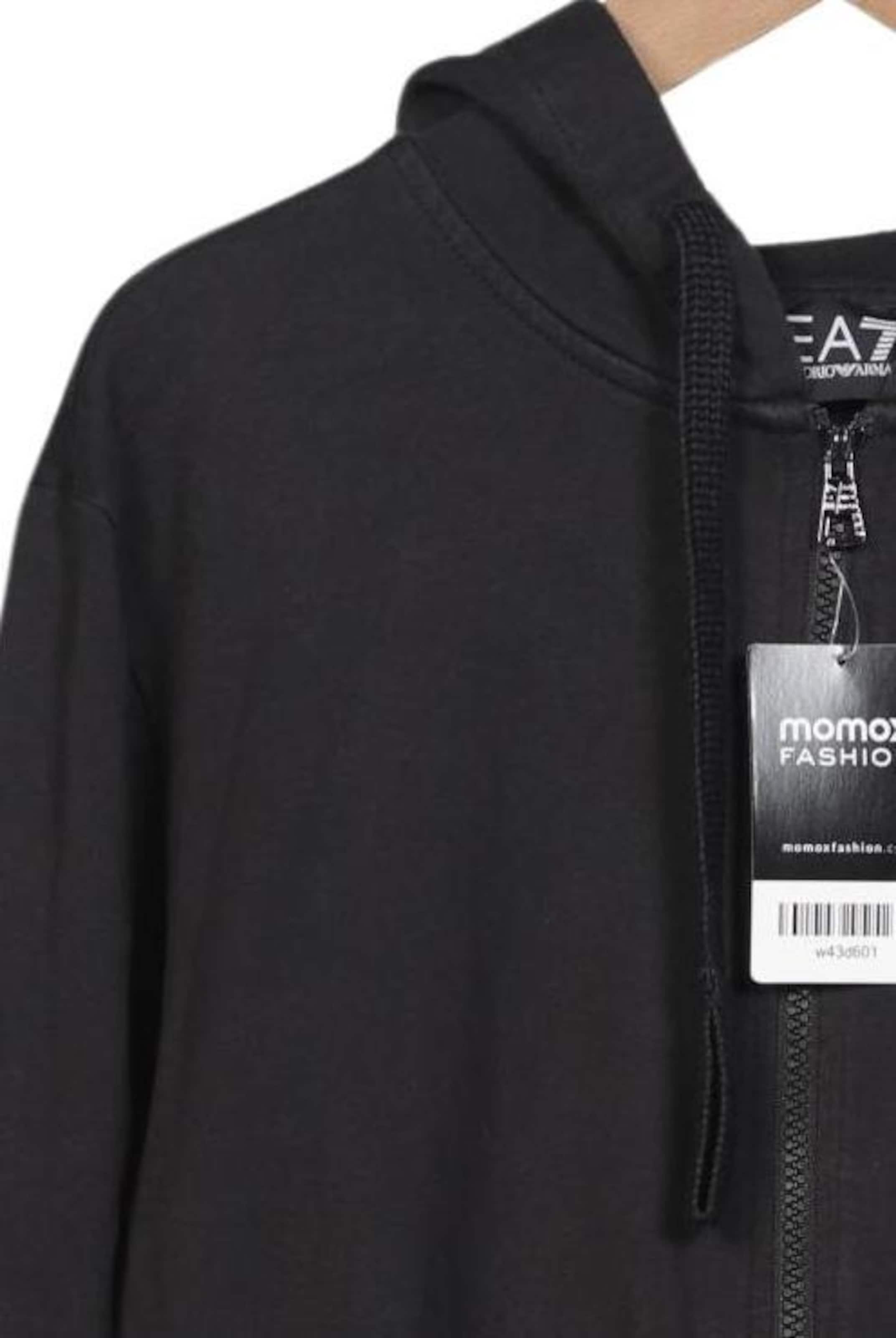 EA7 Emporio Armani Sweatshirt & Zip-Up Hoodie in M in Black