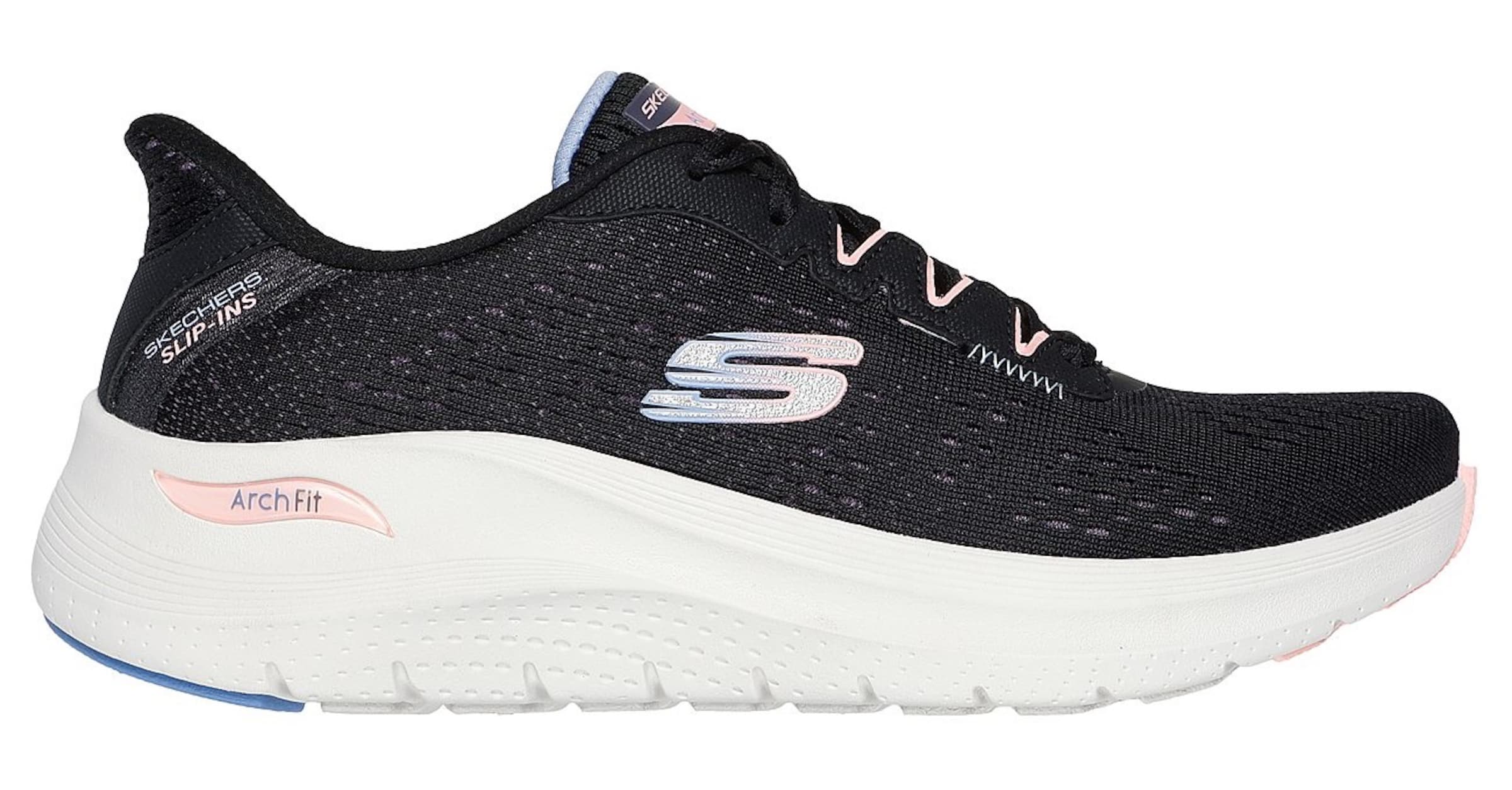 SKECHERS Sneaker in Schwarz