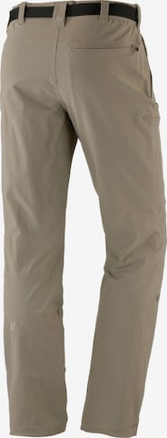 Maier Sports Skinny Outdoorhose 'Nil' in Grau