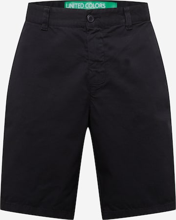 UNITED COLORS OF BENETTON Shorts in Schwarz: predná strana