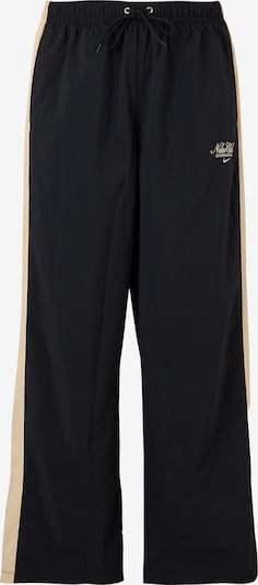 Nike Sportswear Housut 'Club' koossa 29-30 värissä vaaleabeige / musta, Tuotenäkymä