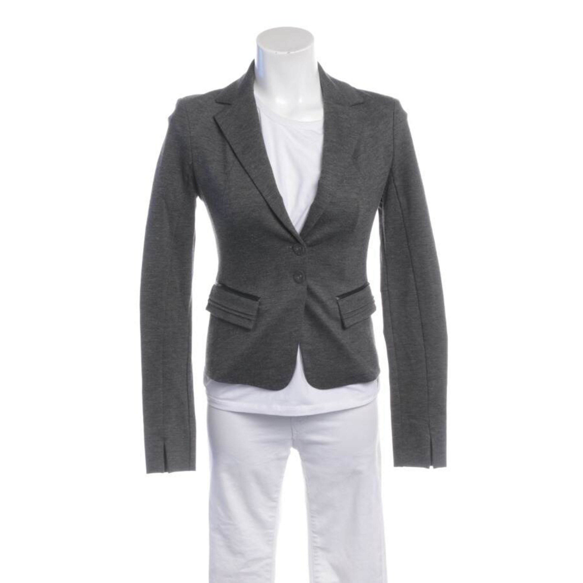 PATRIZIA PEPE Blazer in S in Grey: front