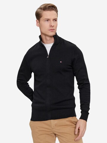 Giacchetta 'PIMA ORG CTN CASHMERE MW0MW28050' di TOMMY HILFIGER in nero: frontale