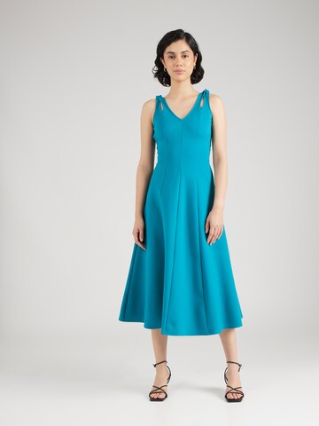 Closet London Cocktail Dress in Blue: front