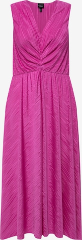 Ulla Popken Dress in Pink: front