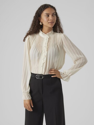 VERO MODA Blouse 'GEA' in Wit: voorkant