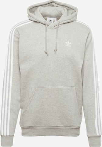 Bluză de molton 'Adicolor Classics 3-Stripes' de la ADIDAS ORIGINALS pe gri: față