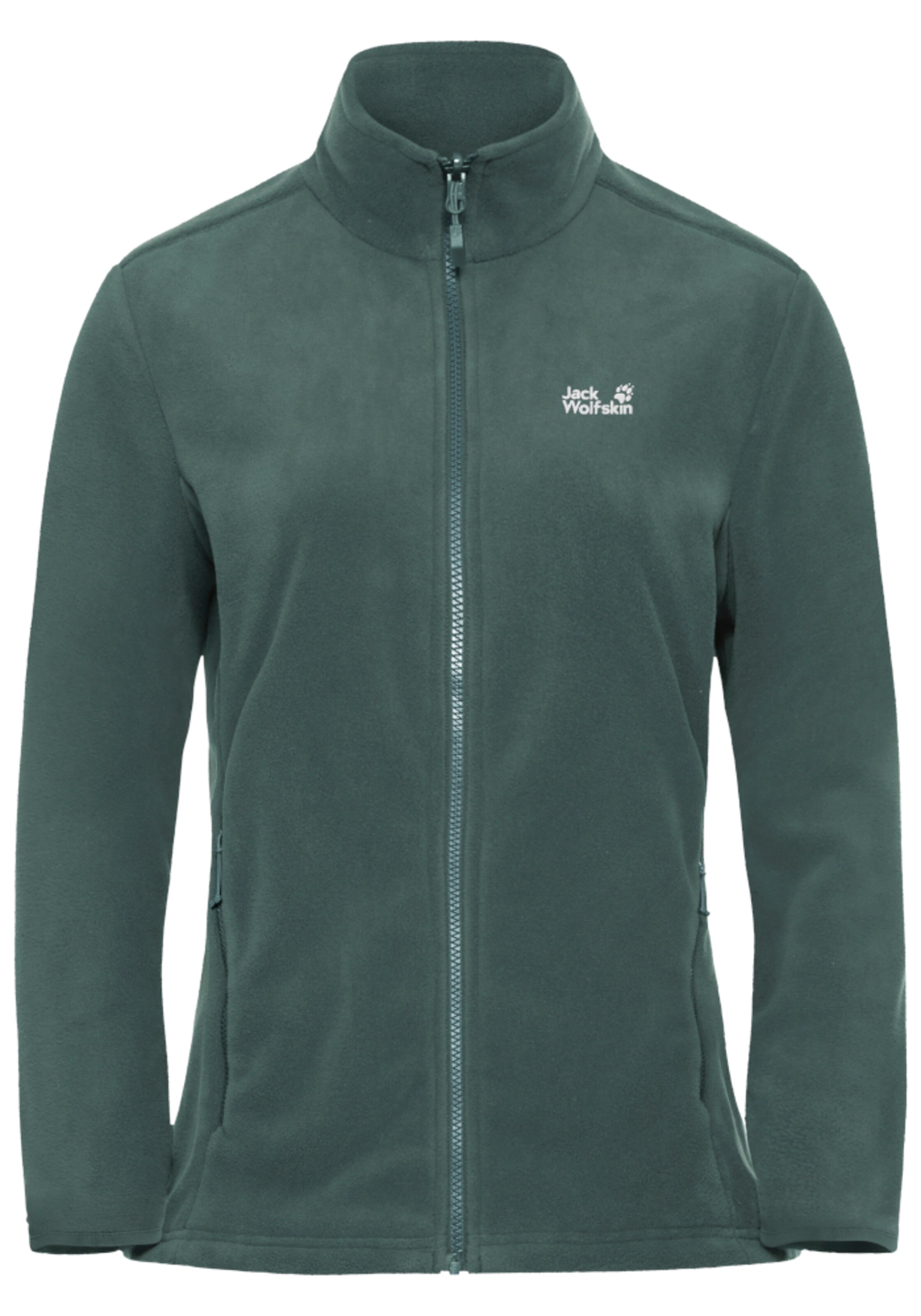 JACK WOLFSKIN Funktionsfleecejacke in Grün: Vorderseite