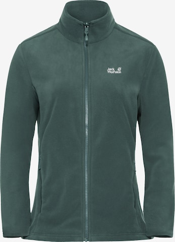 JACK WOLFSKIN Funktionsfleecejacke in Grün: Vorderseite