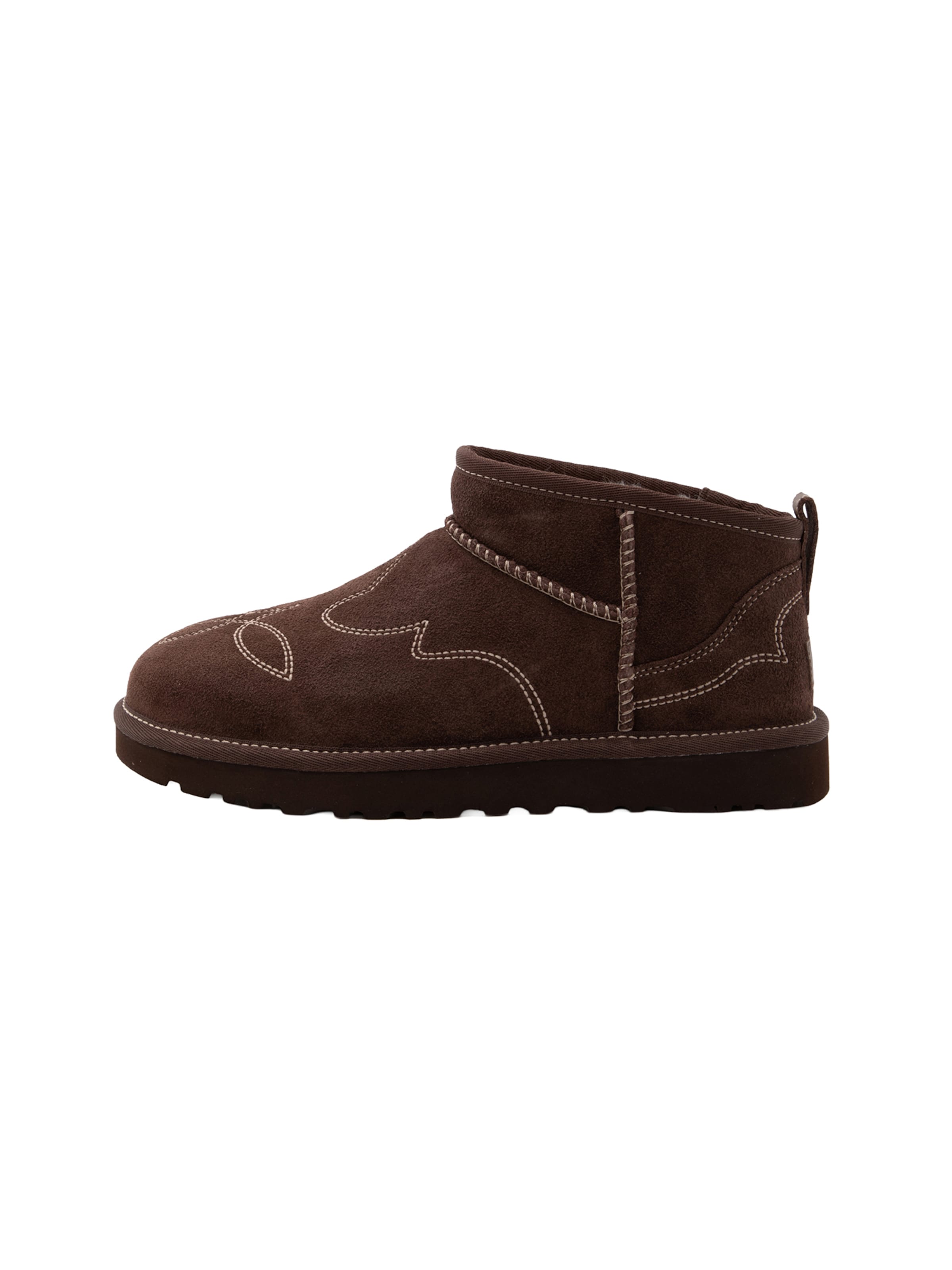 UGG Škornji 'Classic Ultra Mini Western' | rjava barva: sprednja stran