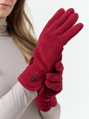 LOEVENICH Fingerhandschuhe in Rot