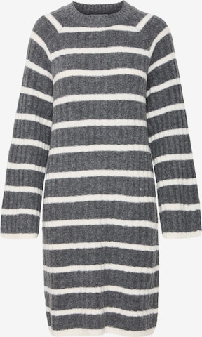 b.young Gebreide jurk in Grijs: voorkant