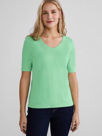 STREET ONE Shirt in Groen: voorkant