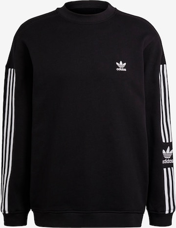 ADIDAS ORIGINALS Sweatshirt 'Adicolor Classics Lock-Up Trefoil' in Black: front