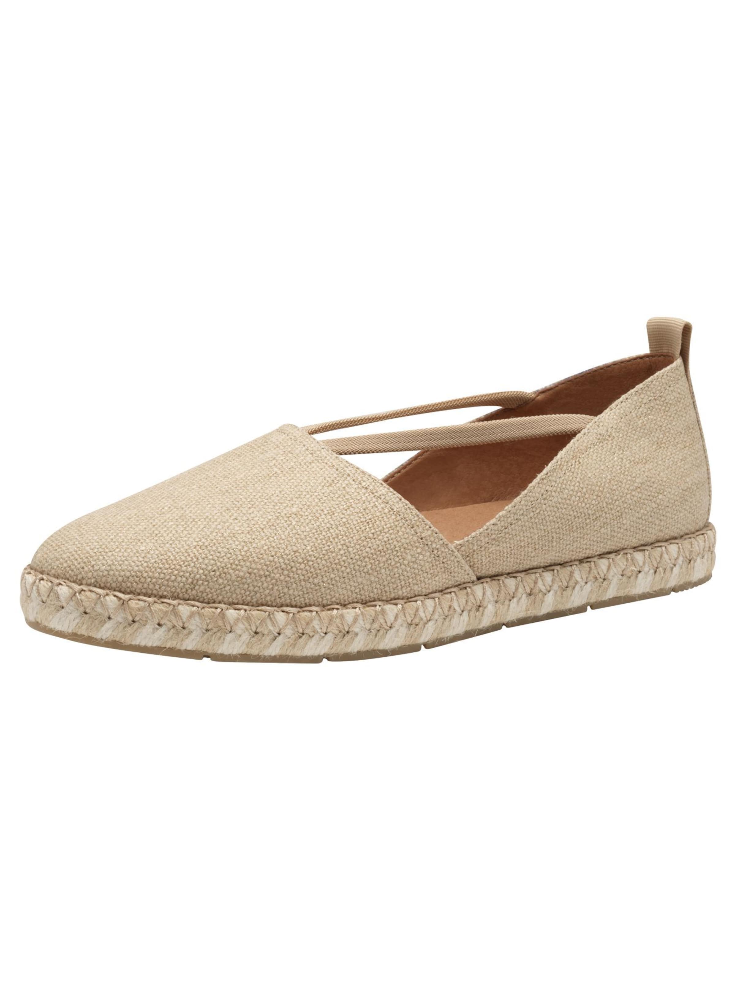 Tamaris Espadrilles in Beige: front