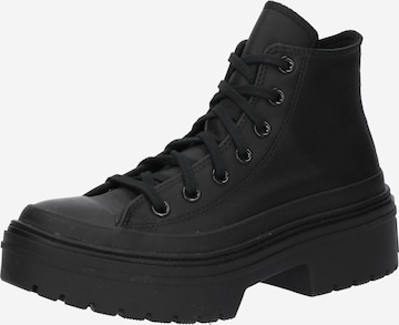 CONVERSE Korkeavartiset tennarit 'CHUCK TAYLOR ALL STAR' värissä musta: etupuoli