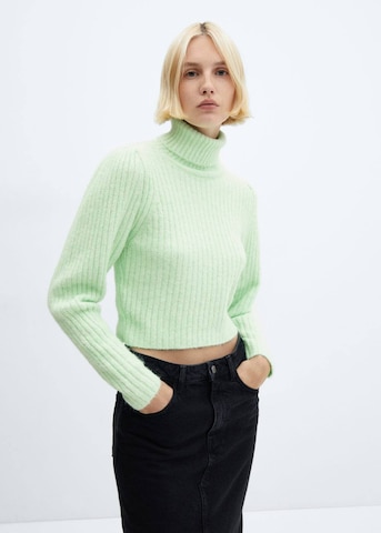 MANGO Sweater 'Pomme' in Green: front