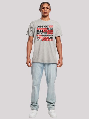 T-Shirt 'I love you 01001001 Binary Code Valentinstag' F4NT4STIC en gris