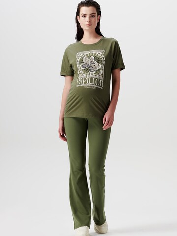 Supermom Flared Pants 'Avebury' in Green: front