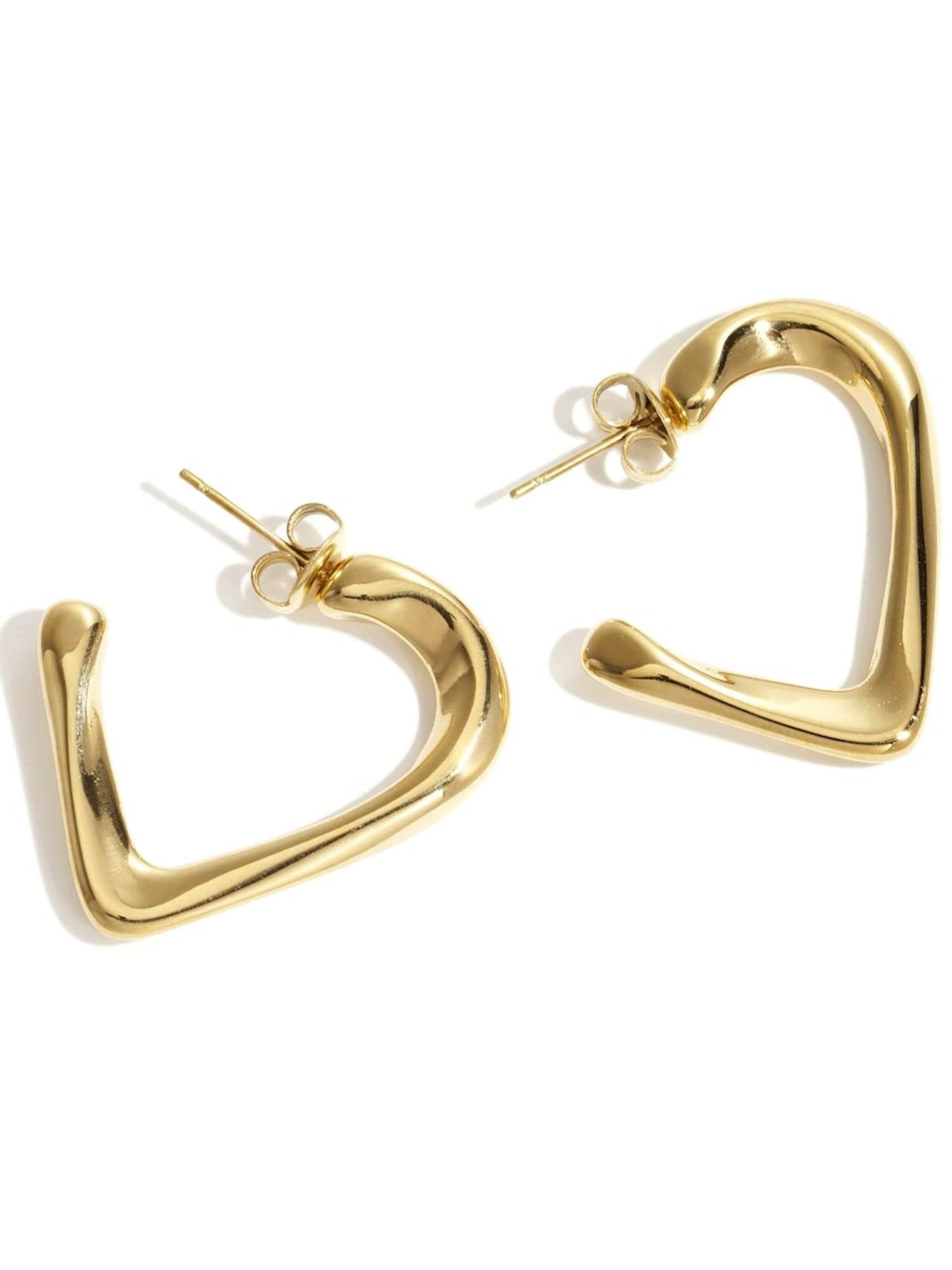 Cala Rose Earrings 'CEOLA' in Gold: front