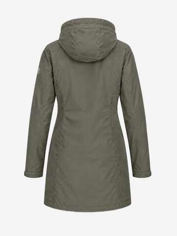 deproc Winterjas 'Outdoorparka LAVAL LONG Damen Outdoorjacke, Regenjacke' in Groen
