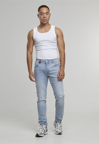 2Y Premium Slimfit Jeans 'Mateo' in Blau