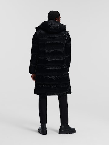 Karl Lagerfeld - Abrigo de invierno en negro