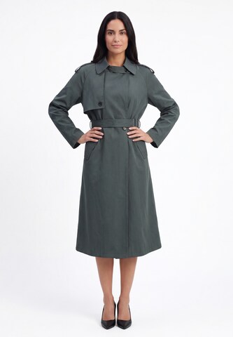 Manteau mi-saison usha BLACK LABEL en gris : devant