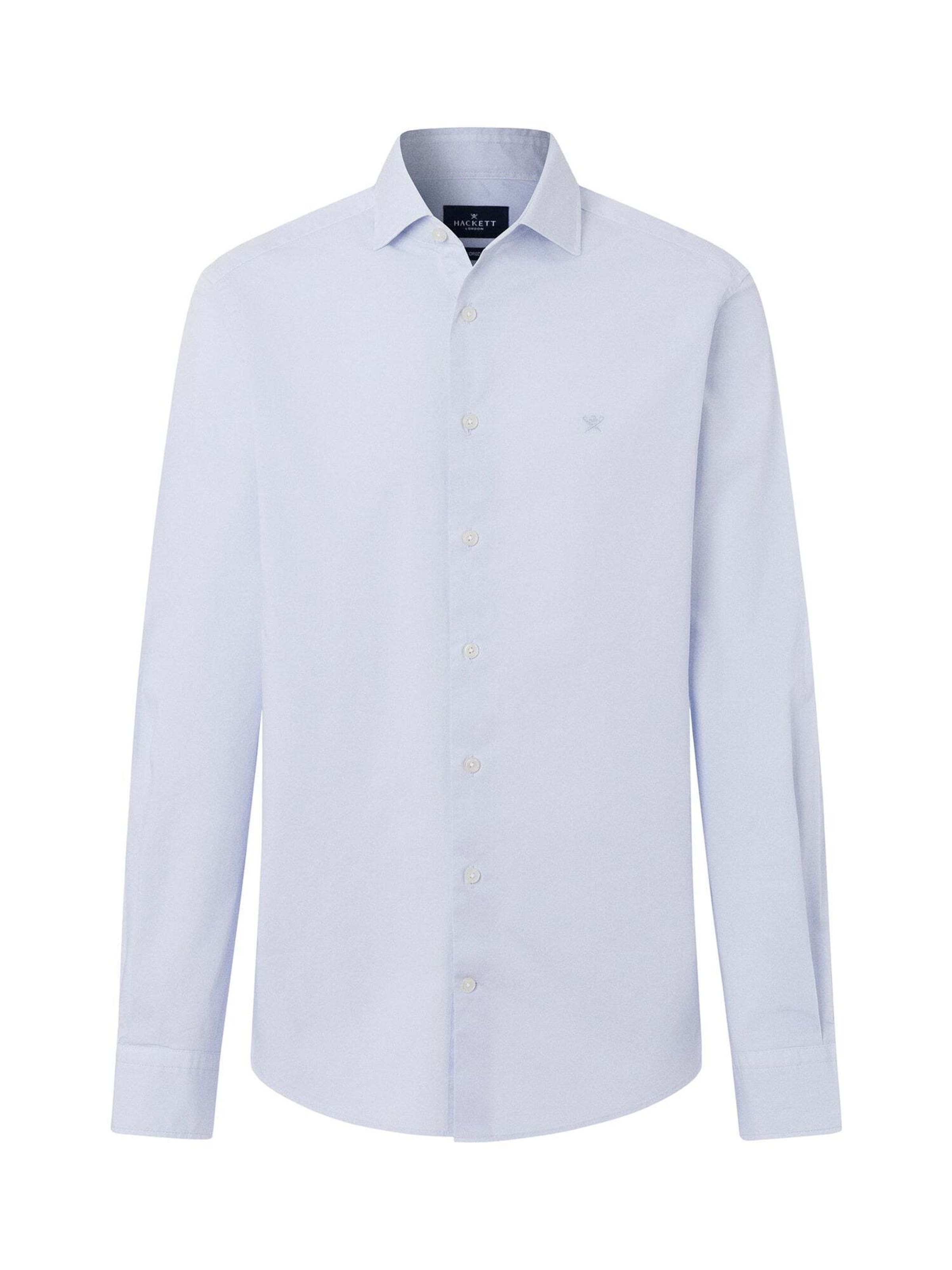 Hackett London Slim Fit Hemd in Blau: Vorderseite