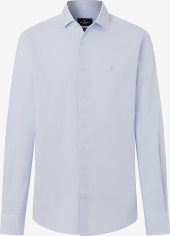 Hackett London Slim Fit Hemd in Blau: Vorderseite