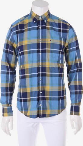 TOMMY HILFIGER Button Up Shirt in S in Blue: front