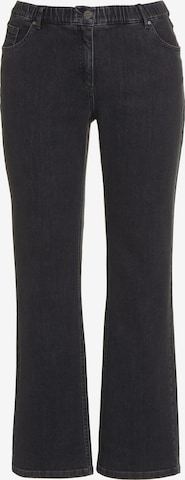 Ulla Popken Bootcut Jeans in Grijs: voorkant