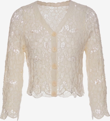 IZIA - Cárdigan en beige: frente