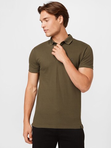 INDICODE JEANS - Camiseta 'Abbortsford' en verde: frente