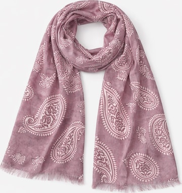COLLEZIONE ALESSANDRO Scarf 'Paisley' in Pink: front